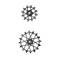 Garbaruk Derailleur Pulleys for Shimano 11-speed Rear Derailleurs with Garbaruk Cage (Pair) - 11T + 16T
