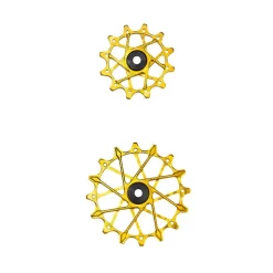 Garbaruk Derailleur Pulleys for Shimano 11-speed Rear Derailleurs with Garbaruk Cage (Pair) - 11T + 16T