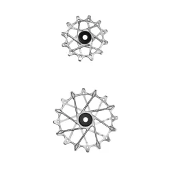 Garbaruk Derailleur Pulleys for Shimano 11-speed Rear Derailleurs with Garbaruk Cage (Pair) - 11T + 16T