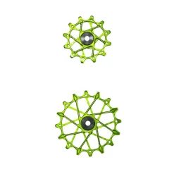 Garbaruk Derailleur Pulleys for Shimano 11-speed Rear Derailleurs with Garbaruk Cage (Pair) - 11T + 16T