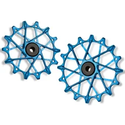 Garbaruk Derailleurwieltjes voor Shimano | 14-16 Tanden | 12-Voudig - blauw