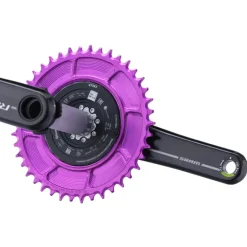 Kettingbladen < Garbaruk Kettingblad - Road/Gravel | Thread Mount | voor Vermogensmeter (RED XPLR AXS) - rond | zwart