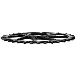 Garbaruk Melon MTB Chainring - Direct Mount / Oval / Narrow-Wide - for Shimano Deore XT M8100 / SLX M7100 - black