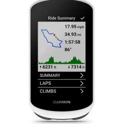 Garmin Edge Explore 2 Power Mount Bundle GPS Cycling Computer - wit