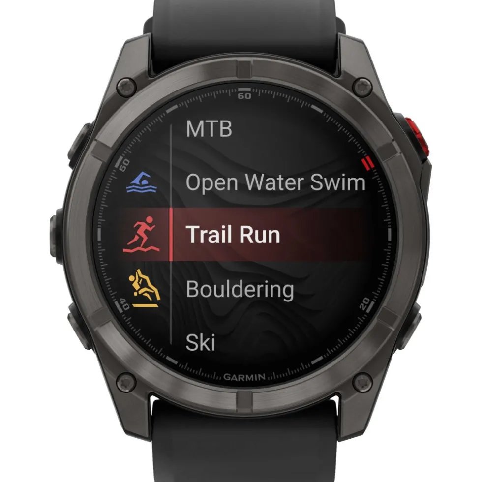 Garmin fenix 8 AMOLED Sapphire GPS Smartwatch - 51mm - Black/Carbon Grey DLC Titanium - B-Keus