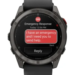 Garmin fenix 8 AMOLED Sapphire GPS Smartwatch - 51mm - Black/Carbon Grey DLC Titanium - B-Keus