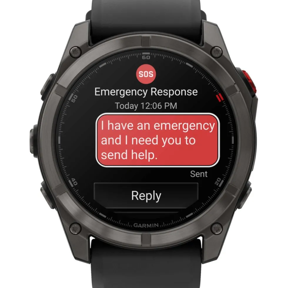 Garmin fenix 8 AMOLED Sapphire GPS Smartwatch - 51mm - Black/Carbon Grey DLC Titanium - B-Keus