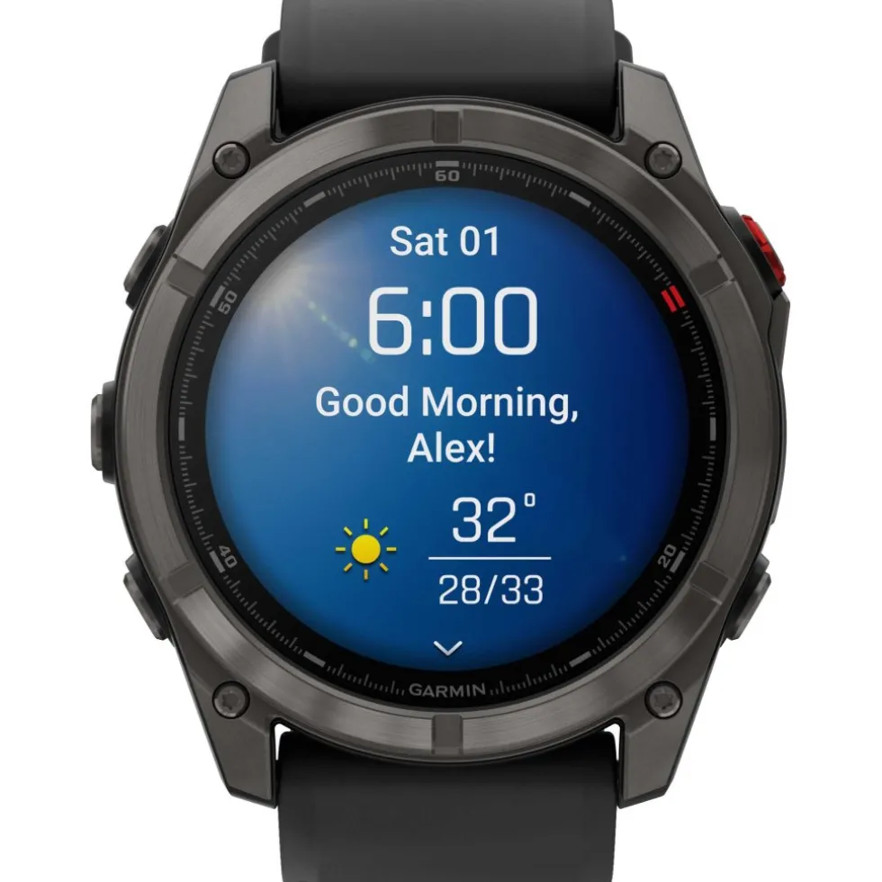 Garmin fenix 8 AMOLED Sapphire GPS Smartwatch - 51mm - Black/Carbon Grey DLC Titanium - B-Keus