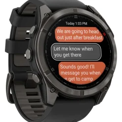 Garmin fenix 8 AMOLED Sapphire GPS Smartwatch - 51mm - Black/Carbon Grey DLC Titanium - B-Keus