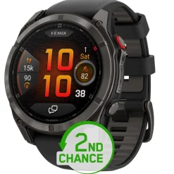 Garmin fenix 8 AMOLED Sapphire GPS Smartwatch - 51mm - Black/Carbon Grey DLC Titanium - B-Keus