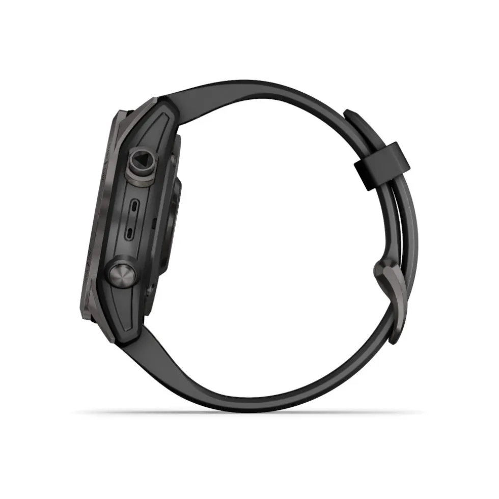 Garmin fenix 7S Sapphire Solar GPS Smartwatch - carbon grey/black - DLC Titanium