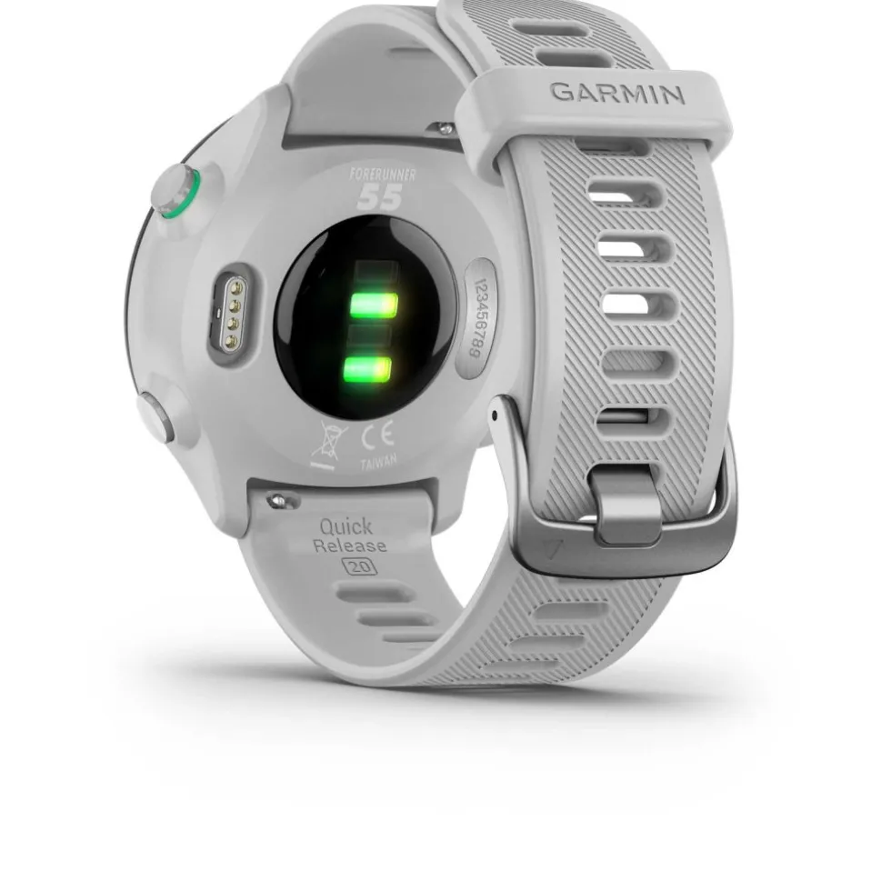 Garmin Forerunner 55 GPS Running Watch - white