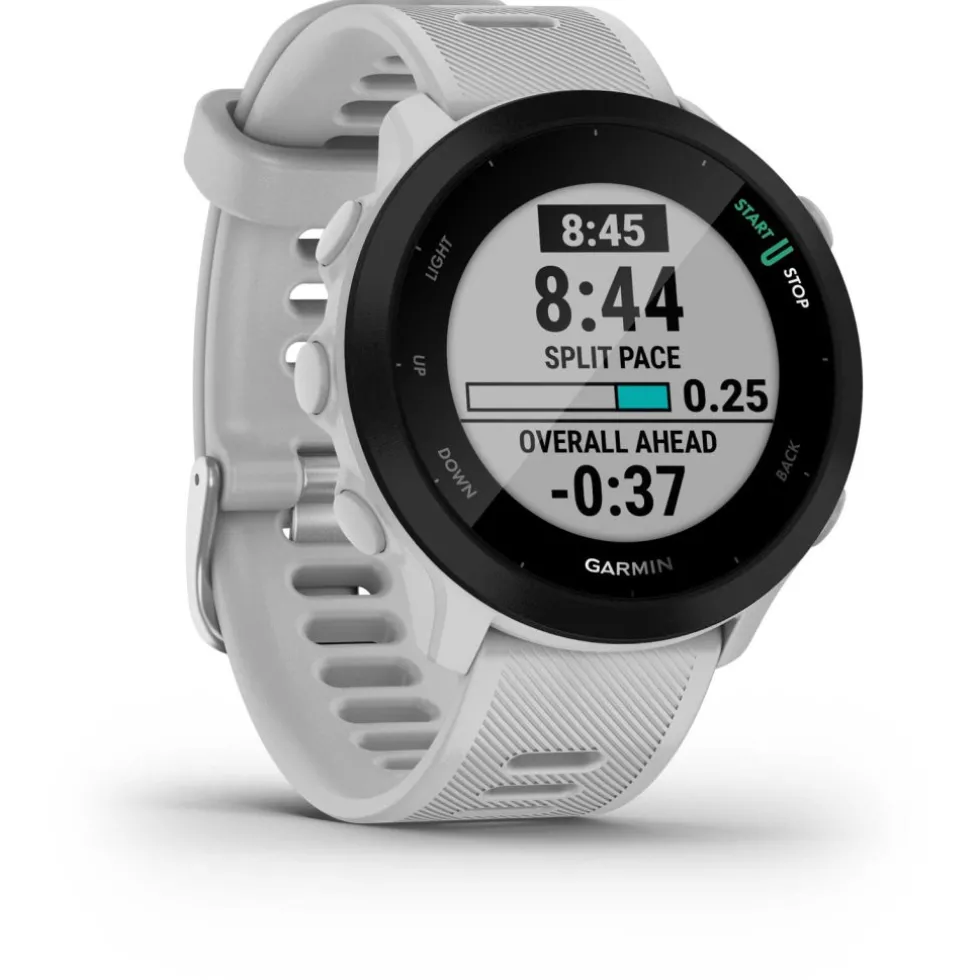 Garmin Forerunner 55 GPS Running Watch - white