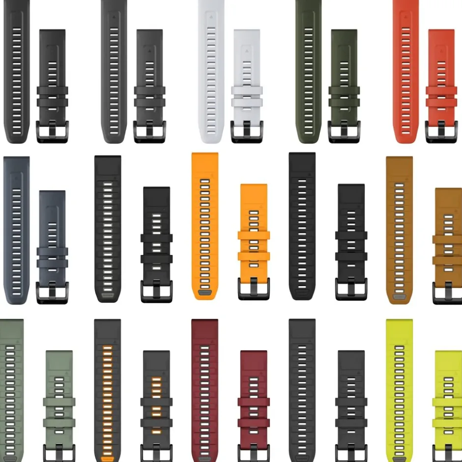 Sporthorloges|Sporthorloges < Garmin QuickFit 22 Watch Band for Fenix 5/6/7/8 - 47mm, Forerunner 745/935/945/965, Epix, Instinct - Silicone