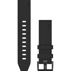 Garmin QuickFit 22 Watch Band for fenix 5/6 / Forerunner 935/945 / Instinct - Black Leather - 010-12740-01