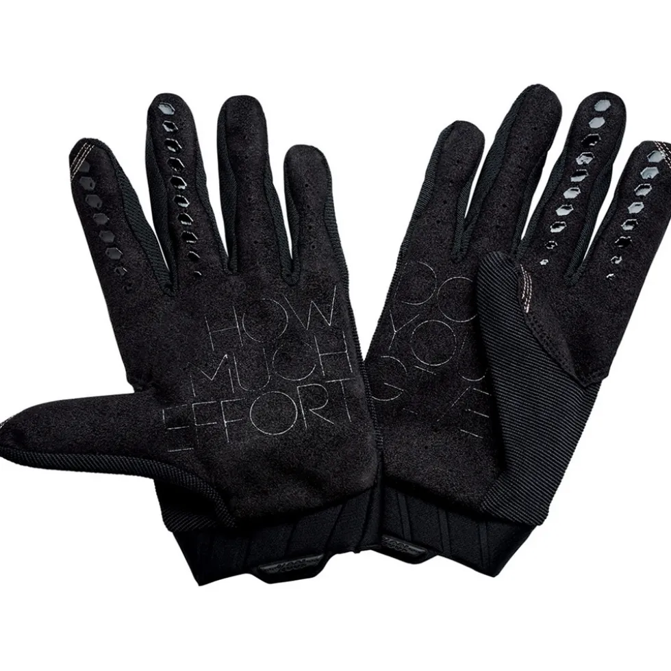 100% Geomatic Fietshandschoenen - zwart/charcoal