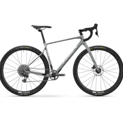 Race Gravelbikes < Ghost AKET CF LTD - Carbon Gravel Bike - 2025 - myteriou grey / ilver - gloy