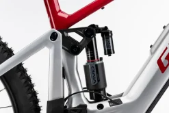 Ghost E-RIOT CF ADVANCED - Mullet Carbon E-mtb - 2026 - rebel red / misty grey glossy