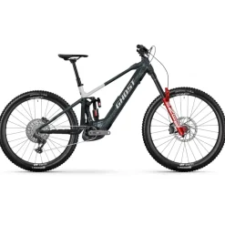 Ghost E-RIOT CF FULL PARTY - GX AXS - Mullet Carbon E-MTB - 2026 - ud carbon-mist blue / pure elegance glossy