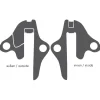 Ghost GRH-20si / EZ1855 Derailleur Hanger - silver