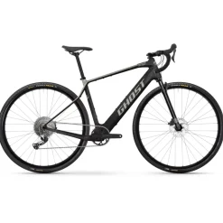 Ghost PATH ASKET ADVANCED - Carbon Gravel E-Bike - 2025 - uni carbon / pearl warm grey - glossy