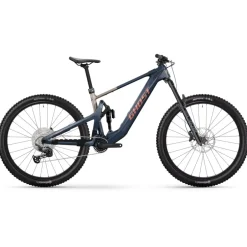 Ghost PATH RIOT CF Advanced - Carbon E-Mountainbike - 2025 - ink blue / coffee ice rose - glossy