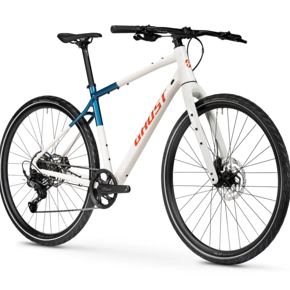 Ghost URBAN ASKET - Stadsfiets - 2026 - white / deep sea blue glossy