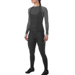 Giro Chrono Thermal Halter Fietsbroek met bretels Dames - zwart