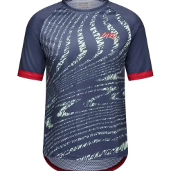 Giro Roust Fietsshirt met Korte Mouwen Kinder - dark shark ripple