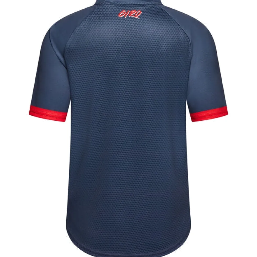 Giro Roust Fietsshirt met Korte Mouwen Kinder - dark shark ripple