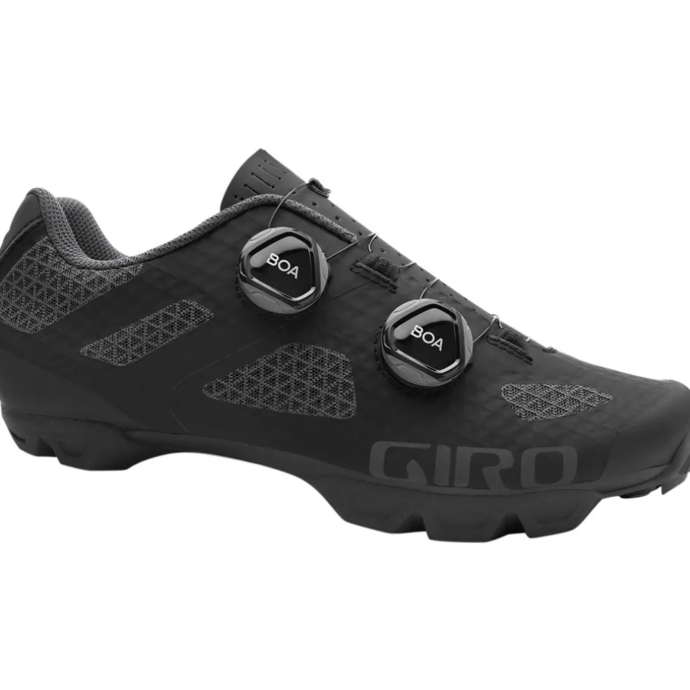 Giro Sector MTB Schoenen Dames - black/dark shadow