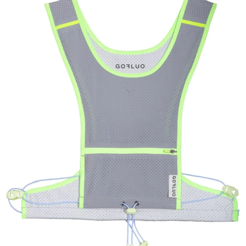 Gofluo Pace Bodyglower Hardloopvest - Grey reflective