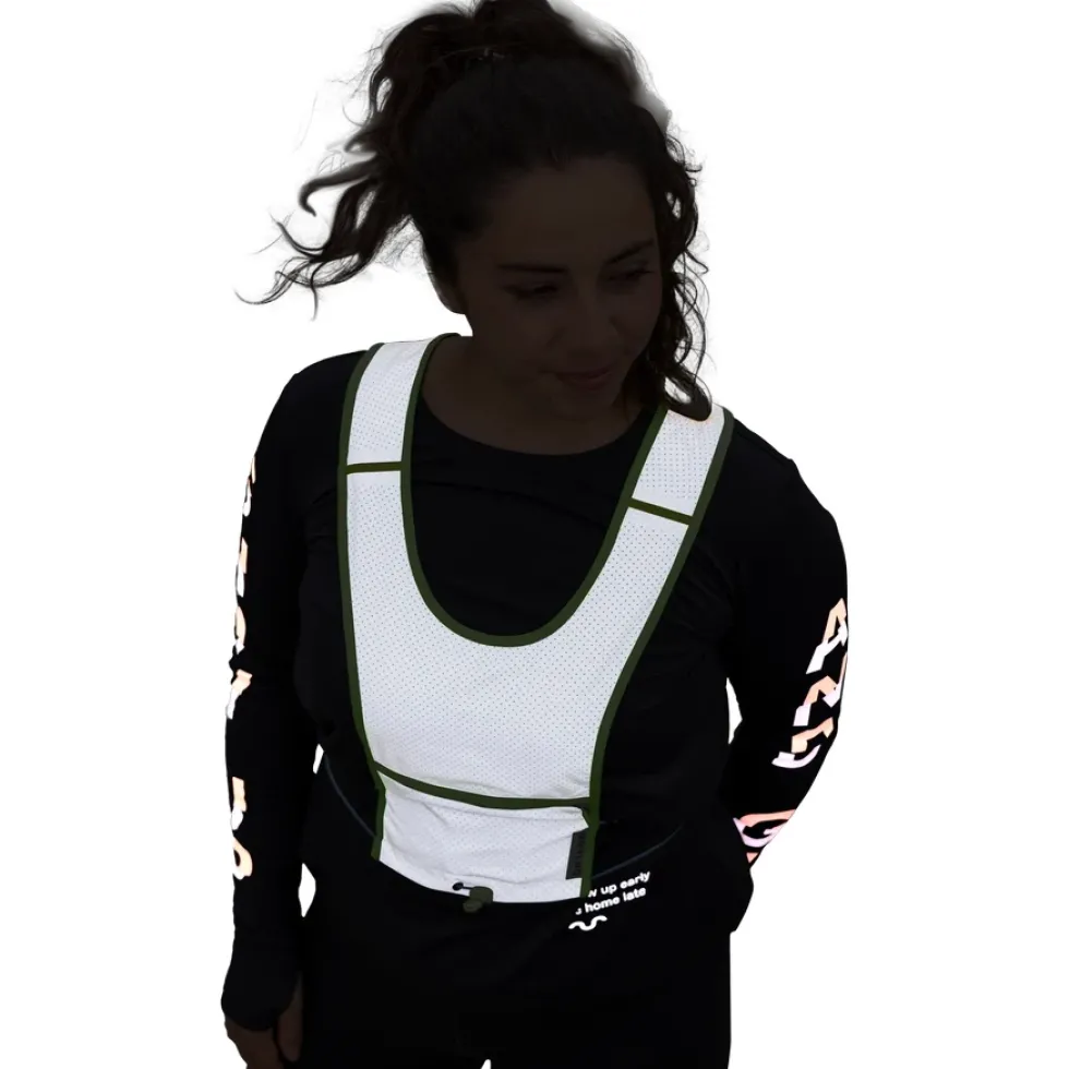 Gofluo Pace Bodyglower Hardloopvest - Grey reflective