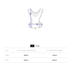 Gofluo Pace Bodyglower Hardloopvest - Grey reflective