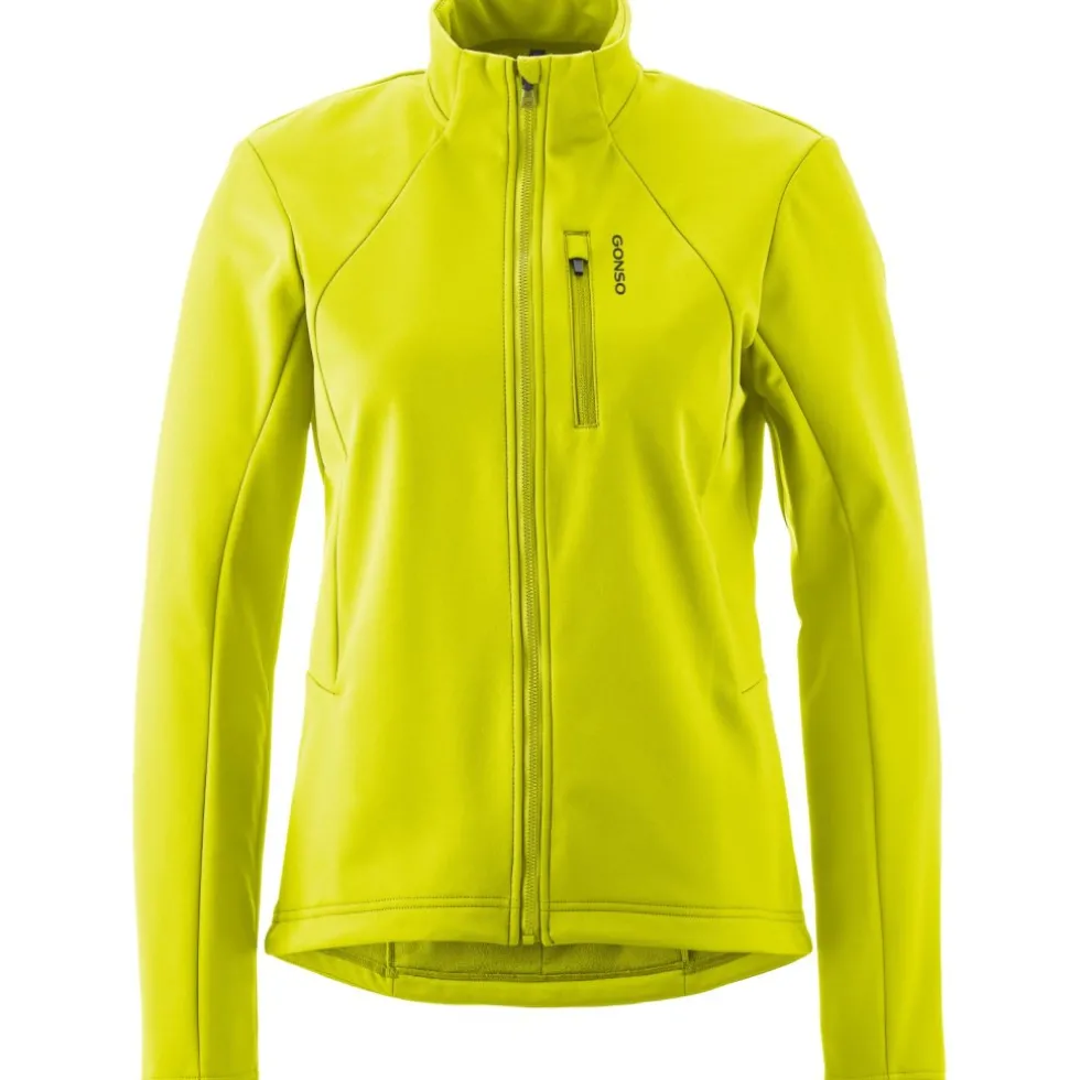Gonso Adventure Softshell-Jas Dames - Safety Yellow