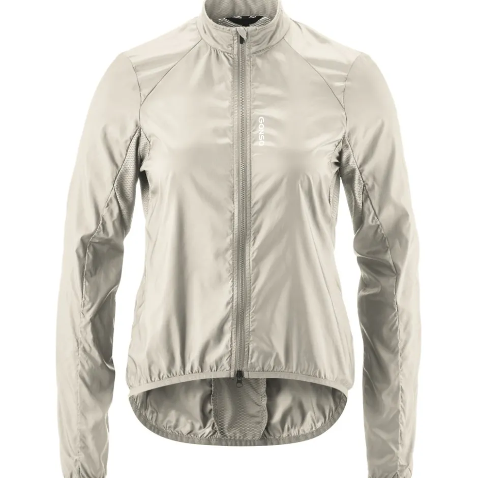 Windjacks|Racefietsjacks < Gonso Road Windbreaker Dames - Chateau Gray