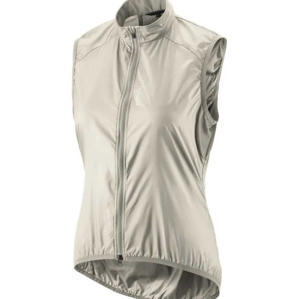 Gonso Road Windvest Dames - Chateau Gray