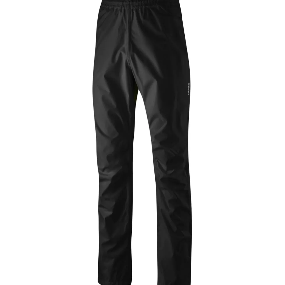 Gonso Save Regenbroek Unisex - Kort - Zwart