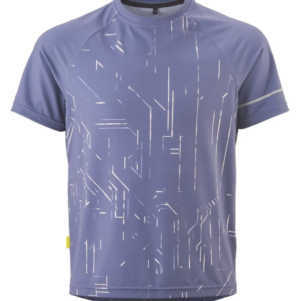 Gonso Trail Fietsshirt met Korte Mouwen Kinder - Lilac Sleet