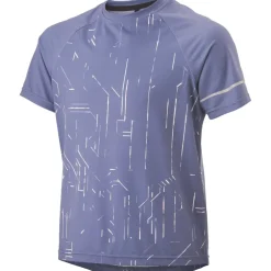 Gonso Trail Fietsshirt met Korte Mouwen Kinder - Lilac Sleet