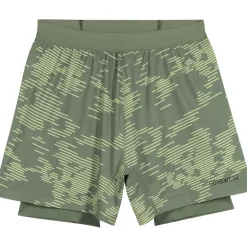 GOREWEAR Concurve 5 Inch Electro 2in1 Korte broeken Heren - crushed slate green / spring green DHDJ