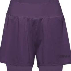 GOREWEAR Concurve 3 Inch 2-in-1 short voor dames - purple indigo DE00