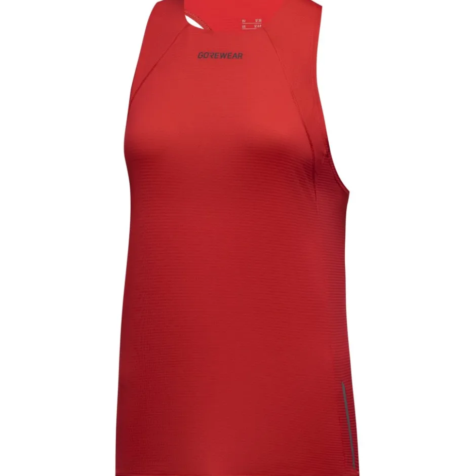 T-Shirts En Tops|T-Shirts & Tops < GOREWEAR Contest 2.0 Tanktop Dames - lab red DC00