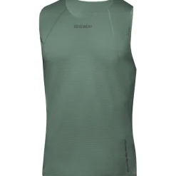 T-Shirts & Tops < GOREWEAR Contet 2.0 Tanktop Heren - ate green DH00