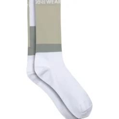 GOREWEAR Essential Block Sokken Medium - white / tech beige 01BG