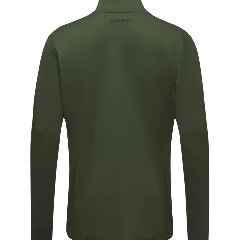 GOREWEAR Everyday Mid 1/4-Zip Shirt met Lange Mouwen Heren - utility green BH00
