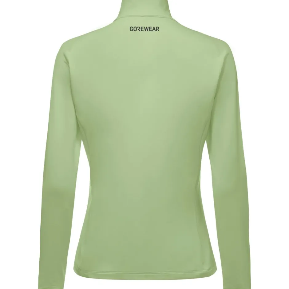 T-Shirts & Tops < GOREWEAR Everyday id 1/4-Zip hirt et ange ouwen Dae - pring green DJ00