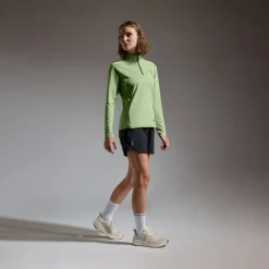 T-Shirts & Tops < GOREWEAR Everyday id 1/4-Zip hirt et ange ouwen Dae - pring green DJ00