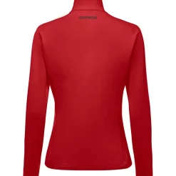 GOREWEAR Everyday Mid 1/4-Zip Shirt met Lange Mouwen Dames - lab red DC00