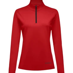 GOREWEAR Everyday Mid 1/4-Zip Shirt met Lange Mouwen Dames - lab red DC00